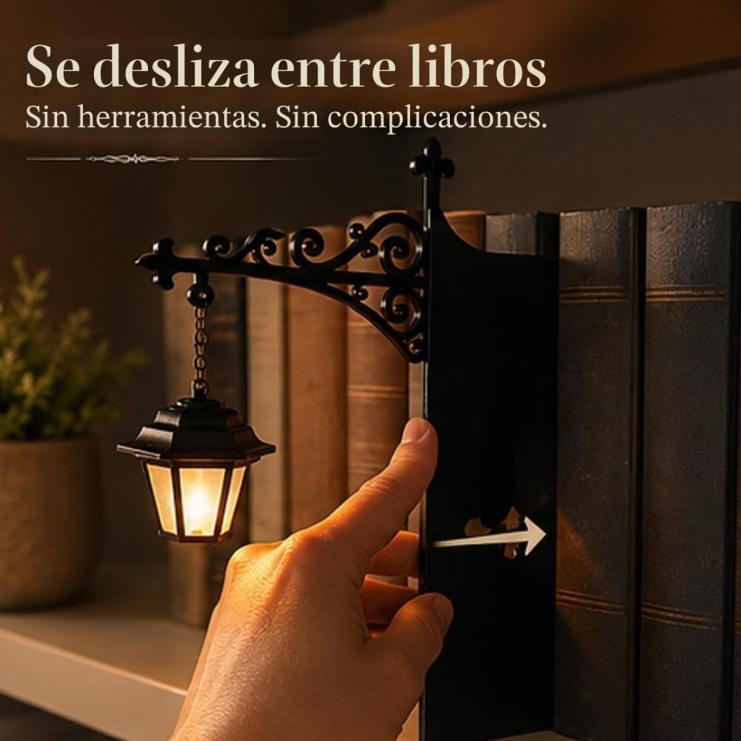 Lámpara LED decorativa para estantería