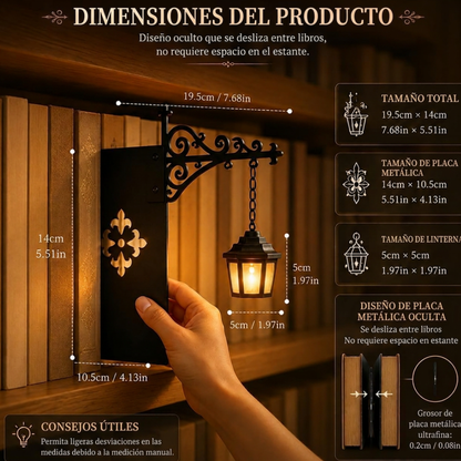 Lámpara LED decorativa para estantería